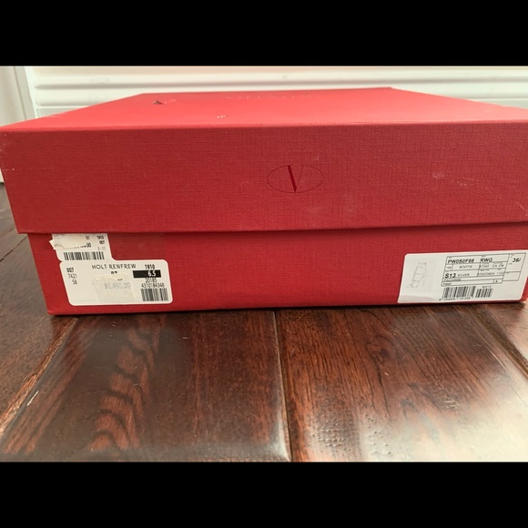 Valentino Rockstud body tech booties 36.5 silver - Picture 6 of 8